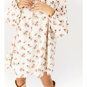 Zoco mable collared mini floral dress
